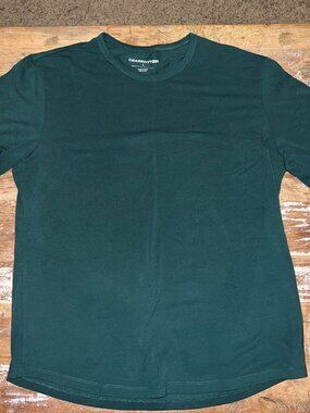 Bearbottom - Supima Curved Tee - Field Green - Large - Never Worn